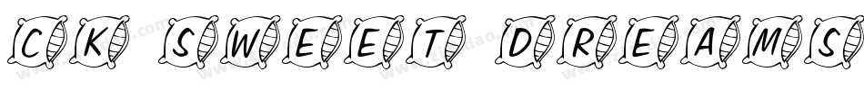 CK Sweet Dreams字体转换